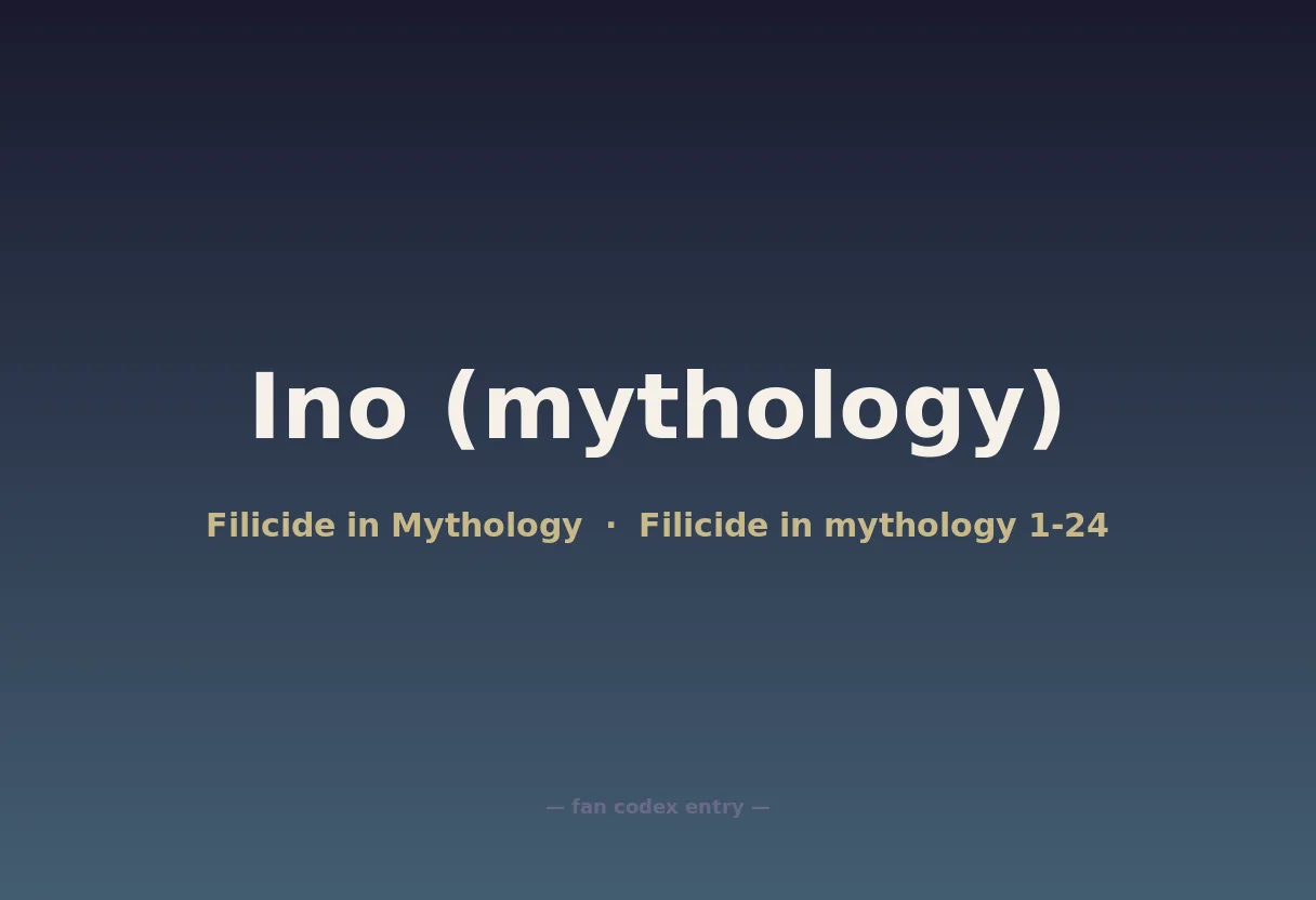 Ino (mythology)